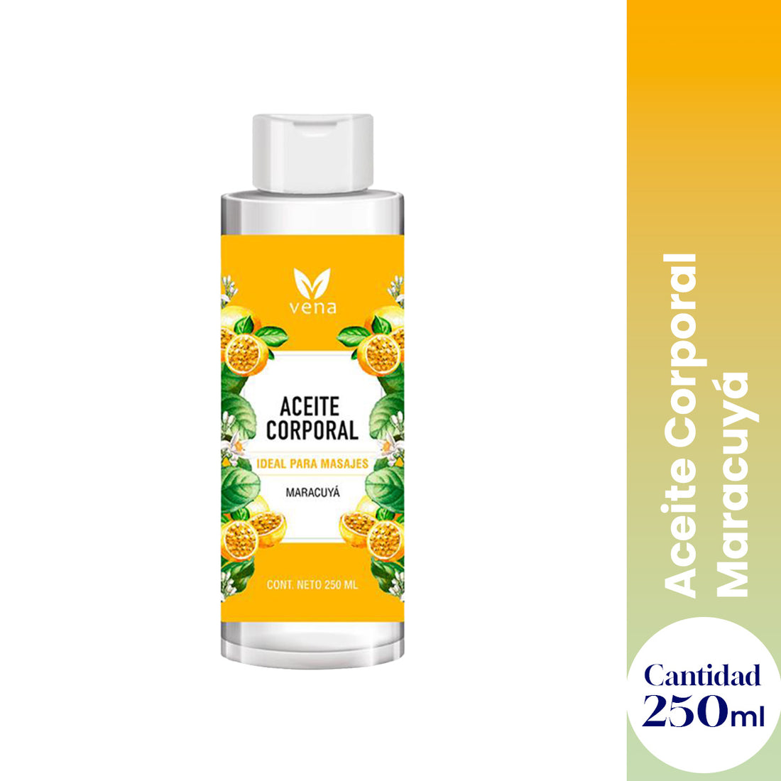 VENA – ACEITE CORPORAL HIDRATANTE – AROMA A MARACUYÁ – 250ml