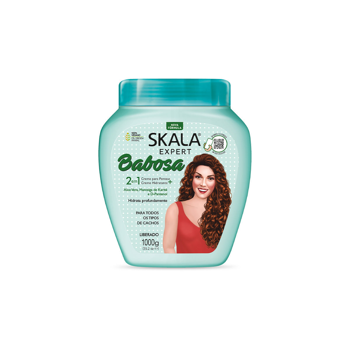 Máscara de Tratamiento 2 en 1 SKALA Expert Babosa Aloe Vera Pote 1000g