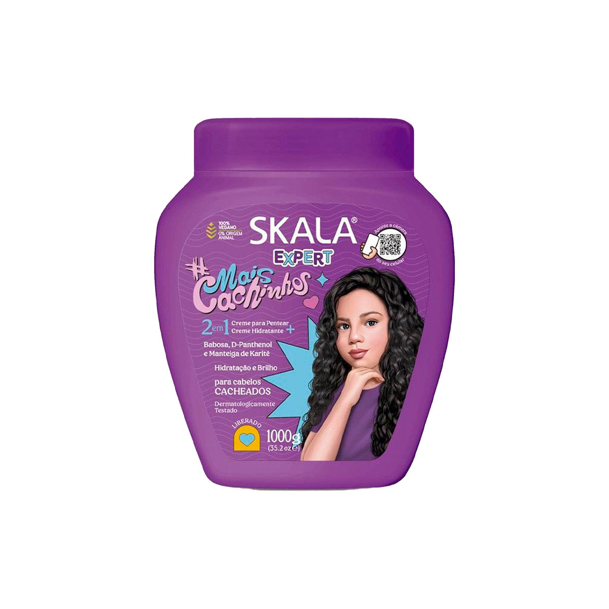 Crema Tratamiento Capilar Mais Cachinhos Skala Expert 1000g