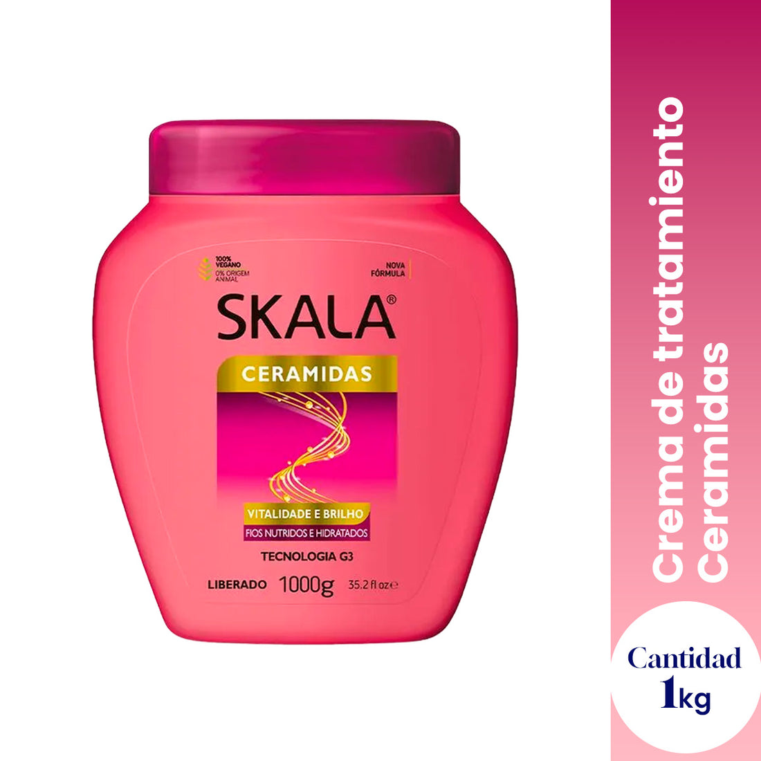 CERAMIDAS CREMA DE TRATAMIENTO CAPILAR 1KG SKALA