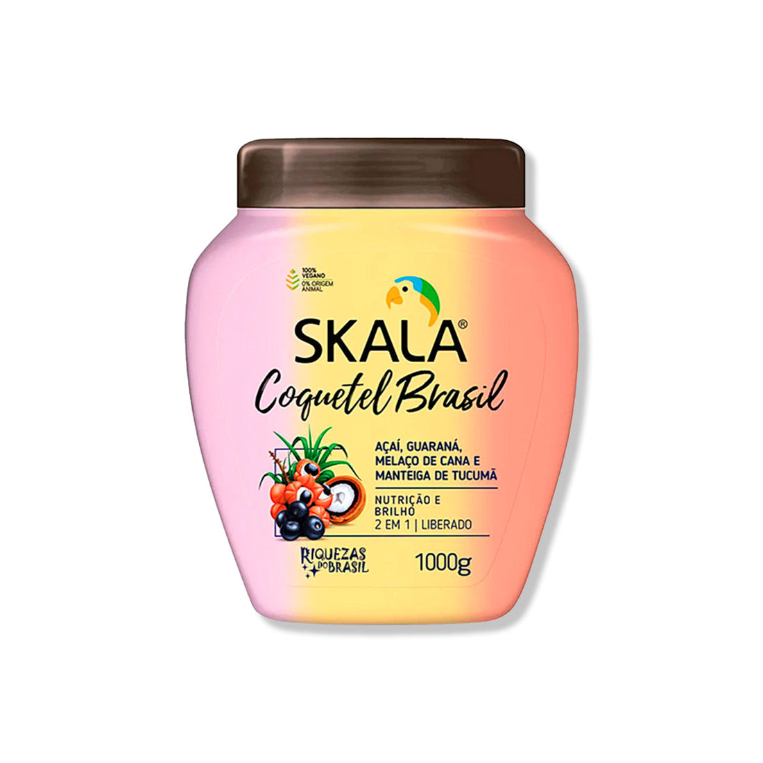 CREMA TRATAMIENTO CAPILAR COQUETEL BRASIL CAPILAR NUTRITIVA 1000G - SKALA