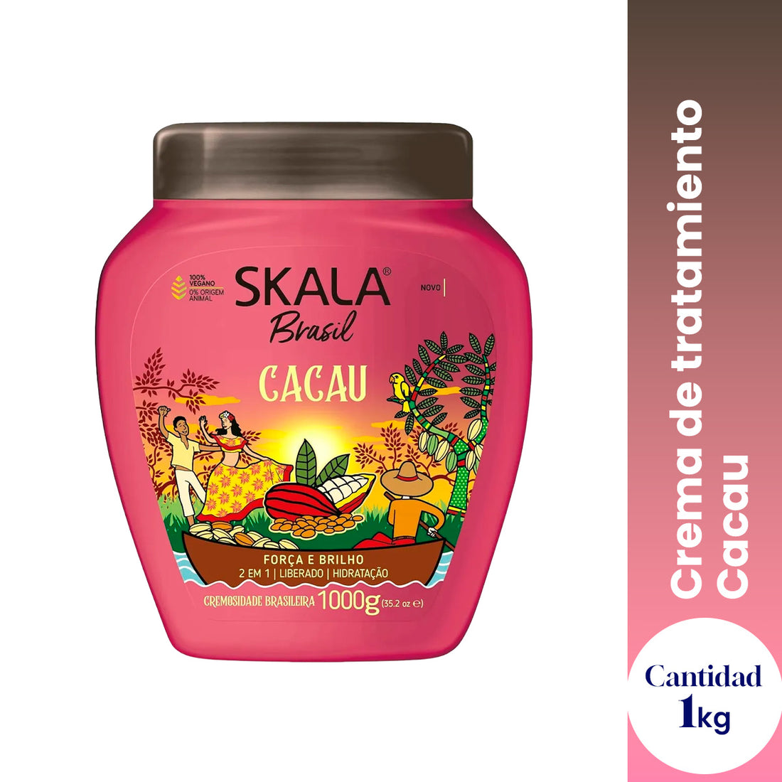 Skala Crema Capilar Brazil Cocoa – Hidratación Profunda – 1000g