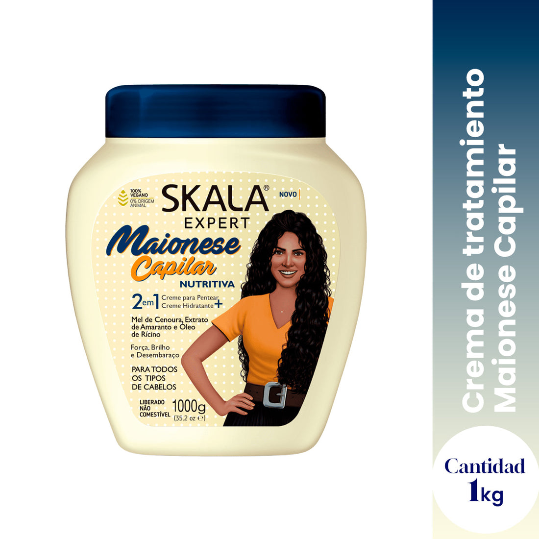 Skala Crema de Tratamiento Mayonesa Capilar Nutritiva – 1000g