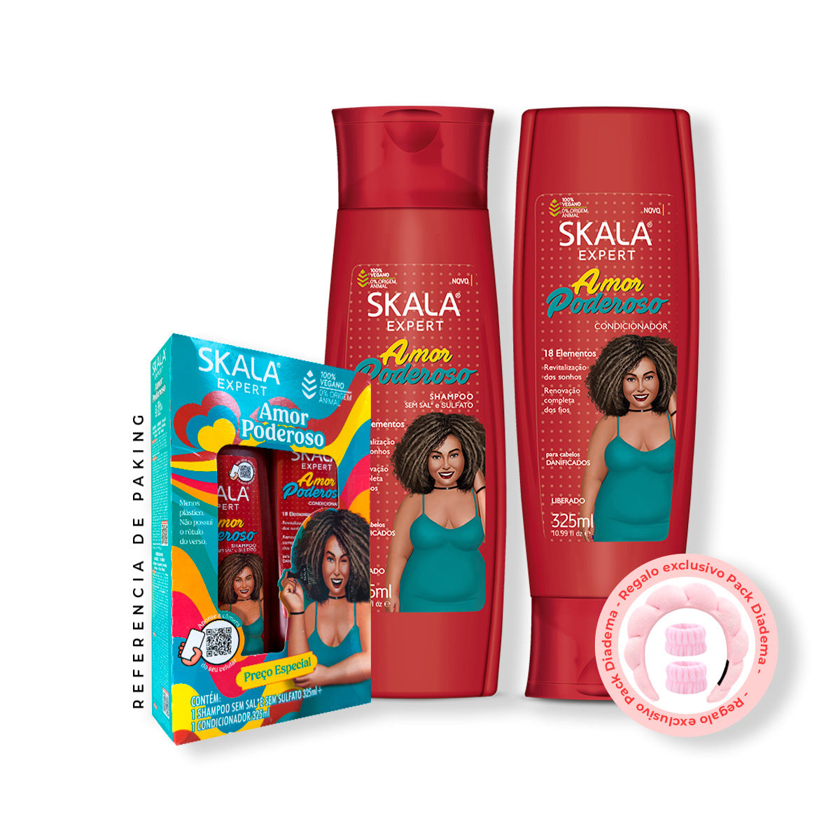 Shampoo + Acondicionador Amor Poderoso Skala Expert 325ml + REGALO