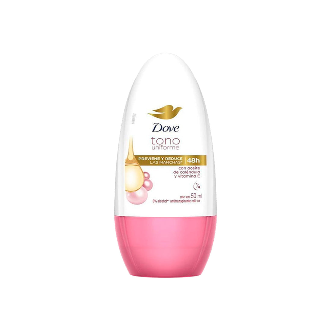 Desodorante Antitranspirante Roll On Tono uniforme Caléndula 50ml Dove