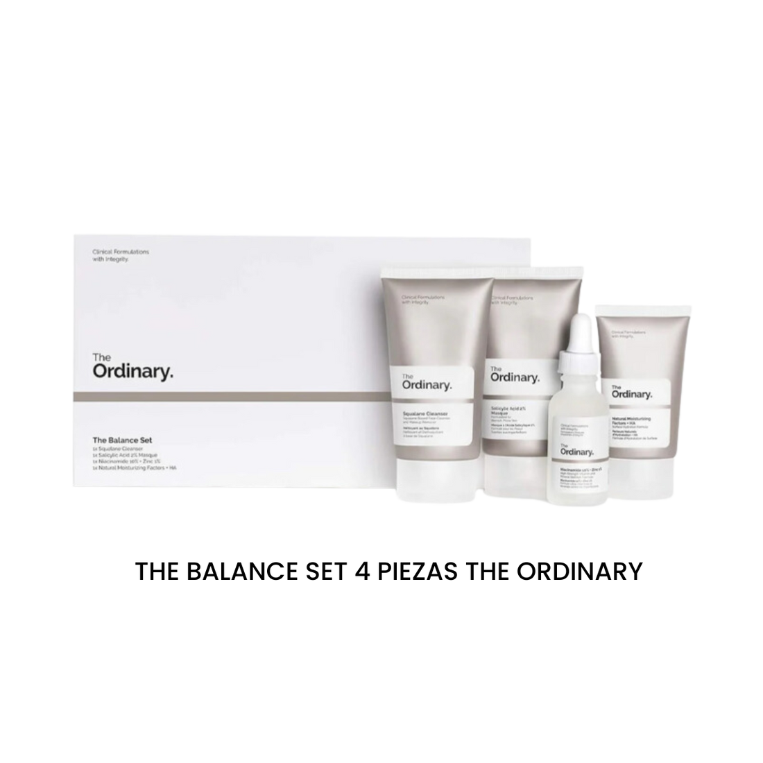 RUTINA THE ORDINARY - THE BALANCE SET 4 PIEZAS