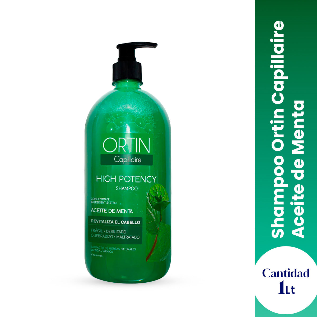 Shampoo Ortin Aceite de Menta La Cooper 1L