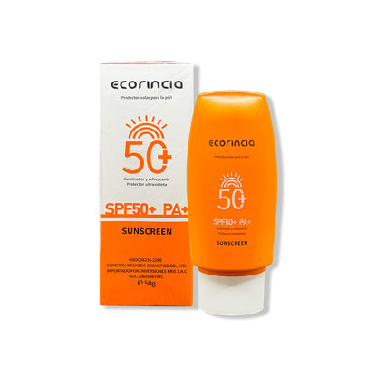 Ecorincia Protector Solar Facial – Alta Protección SPF 50 – 50g