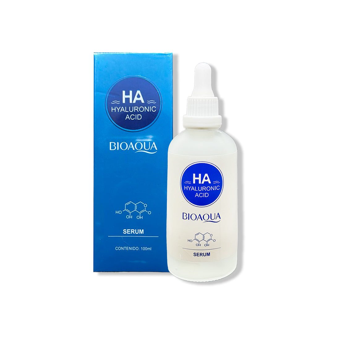 BIOAQUA Suero Facial de Ácido Hialurónico – Hidratación Profunda– 100ml