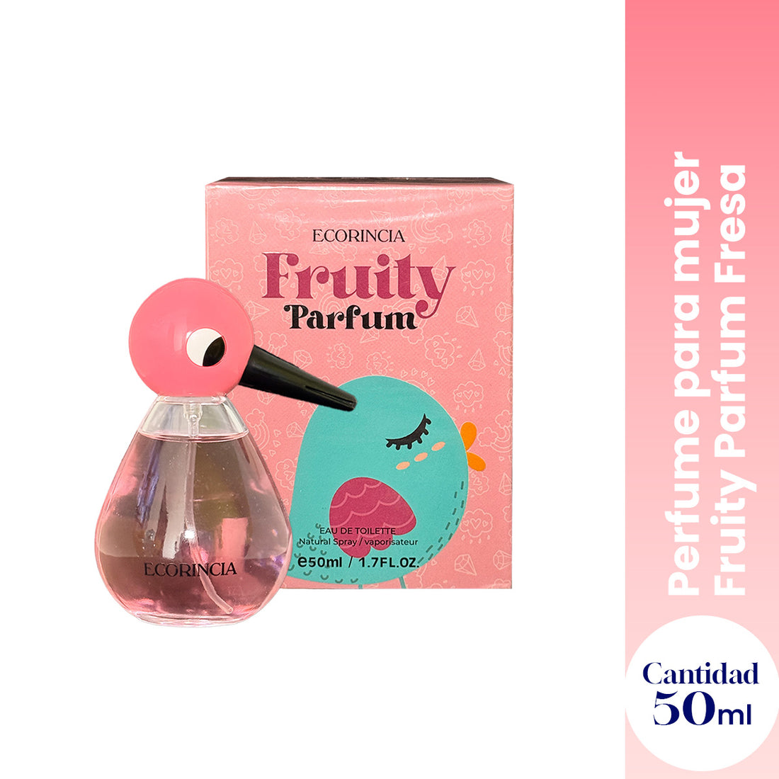 ¡LIQUIDACIÓN! Fruity Perfum Fresa  ECORINCIA 50ML