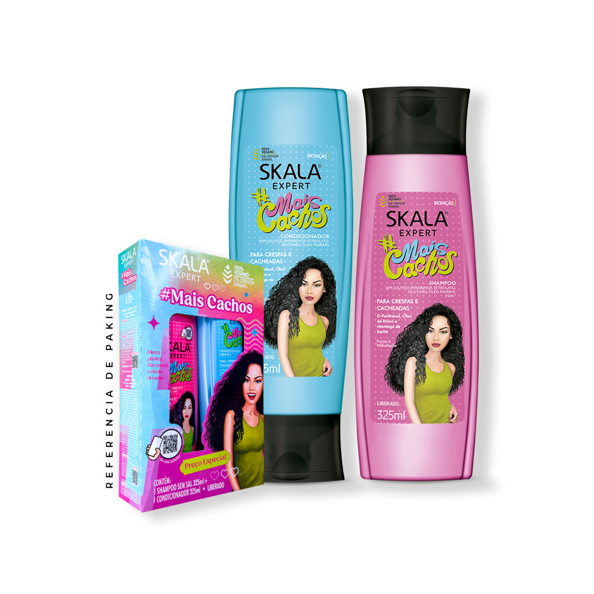 Shampoo + Acondicionador Mais Cachos Skala Expert 325ml