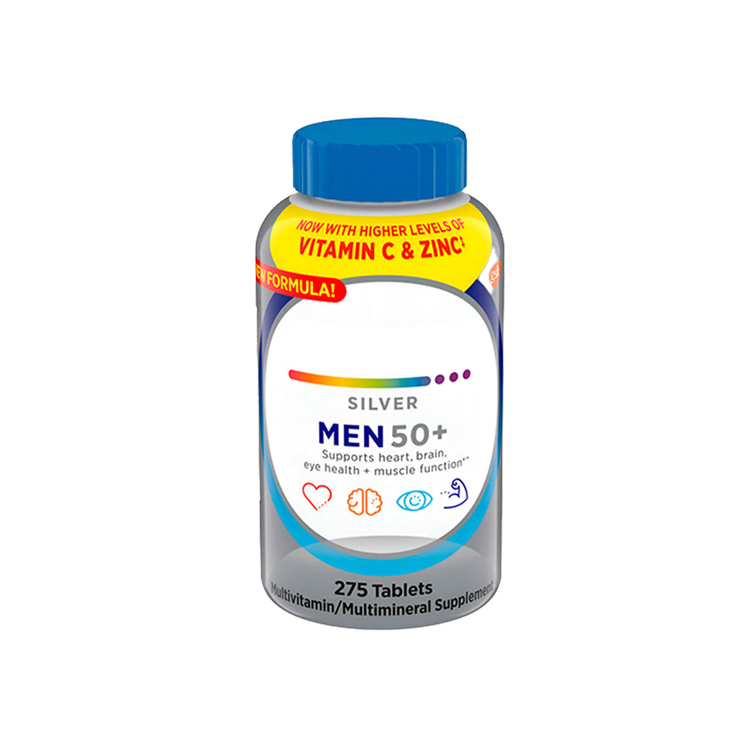 Multivitamínico  Silver Men 50+ 275 tabletas