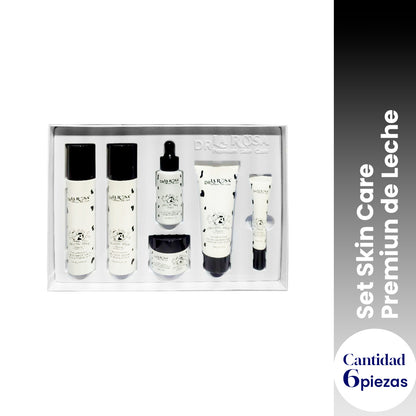Set Skin Care Premiun de Leche 6 piezas Dr la Rosa
