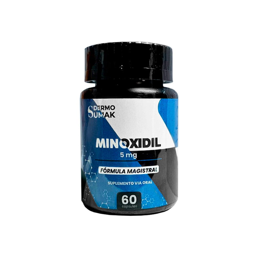 DERMO SUMAK – SUPLEMENTO PARA CRECIMIENTO CAPILAR – MINOXIDIL 5MG PREMIUN – 60 CÁPSULAS + REGALO DERMA ROLLER