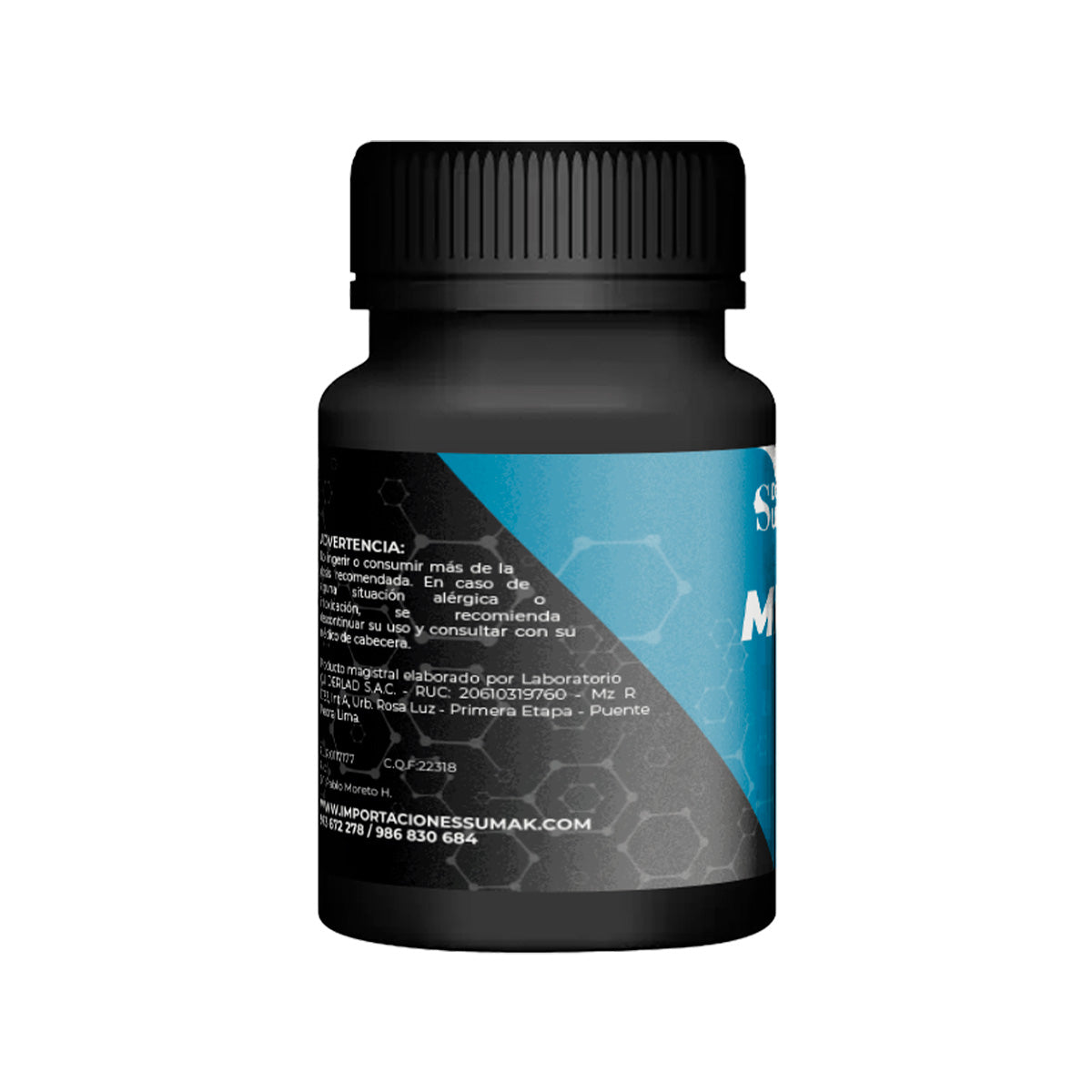 DERMO SUMAK – SUPLEMENTO PARA CRECIMIENTO CAPILAR – MINOXIDIL 5MG PREMIUM – 60 CÁPSULAS + REGALO DERMA ROLLER