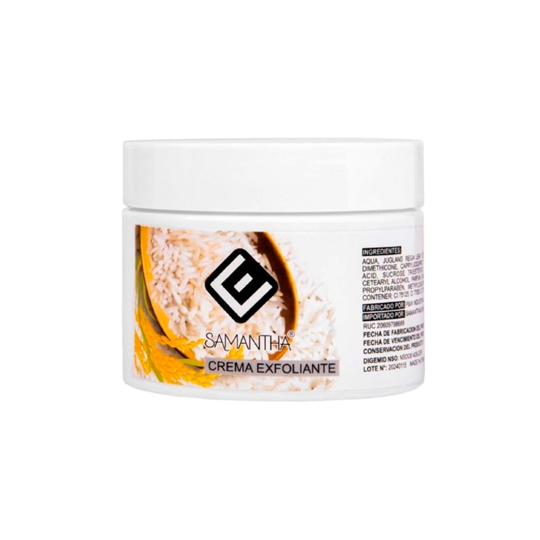 LIQUIDACIÓN! Gel Exfoliante de Arroz Blanqueador 140gr - Samantha