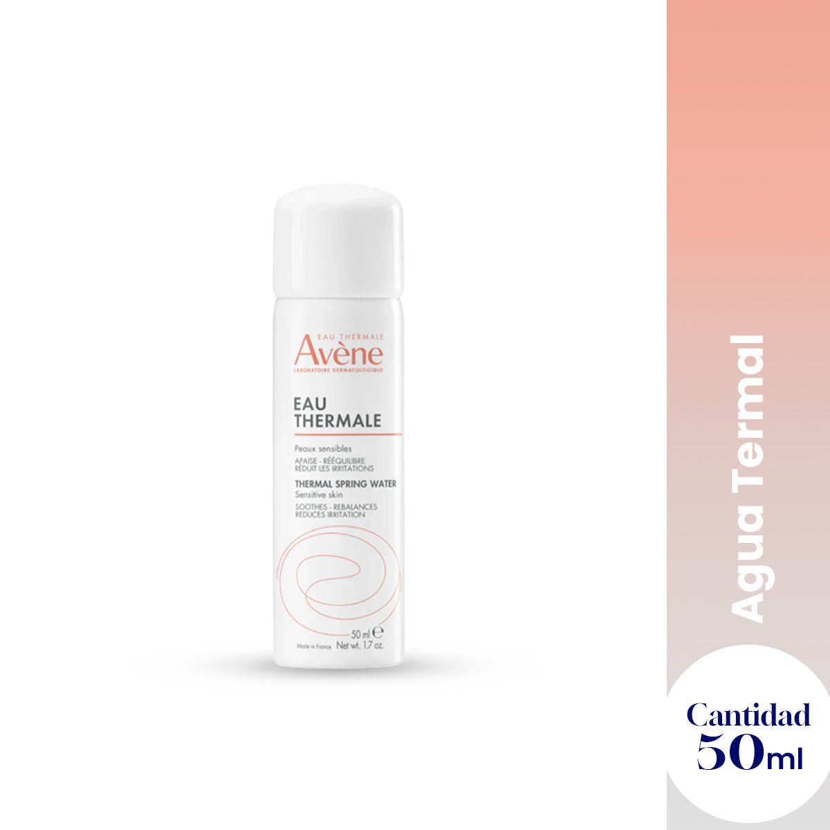 Stock Final ! AVÈNE – AGUA TERMAL – CALMANTE Y SUAVIZANTE – 50ML
