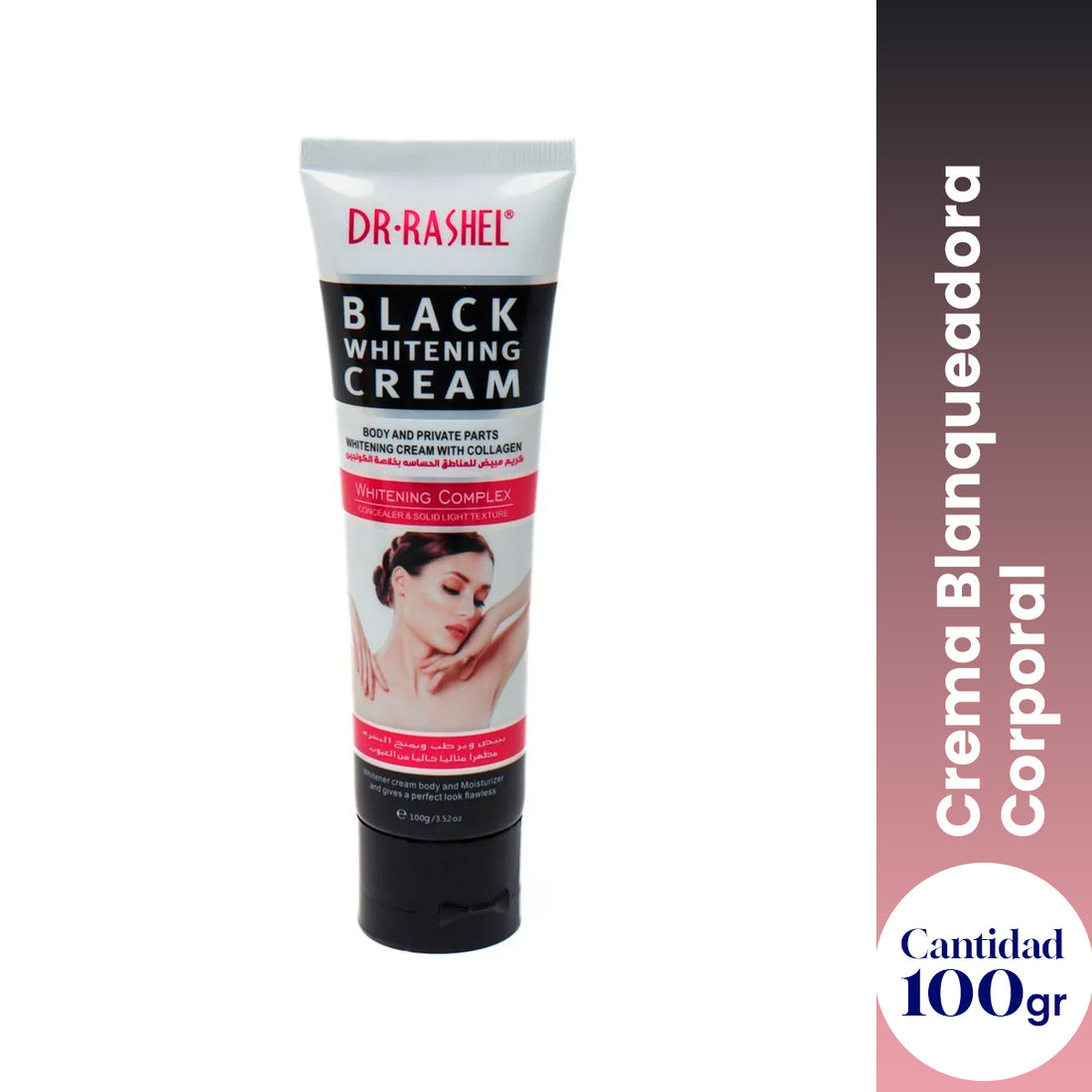 ¡LIQUIDACIÓN! Dr. Rashel Crema Blanqueadora Corporal – Unifica el Tono – 100g
