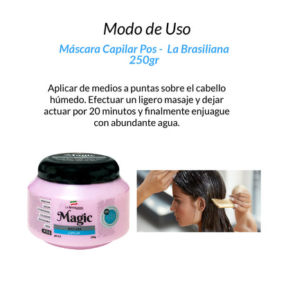 Máscara Capilar Pos - La Brasiliana 250gr