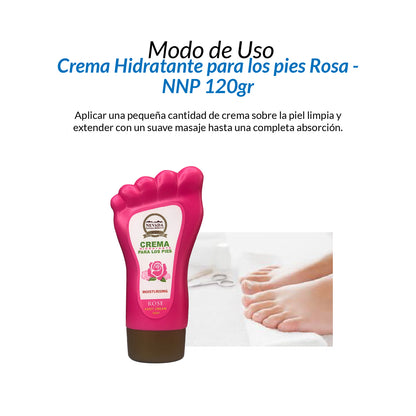 Crema Hidratante para los pies - Rosa 120ml