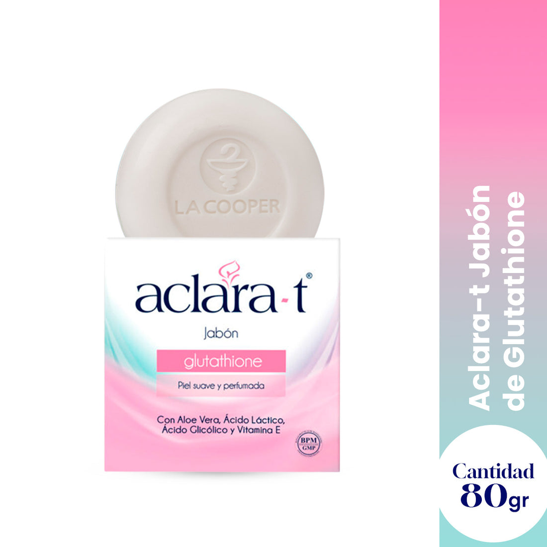 Jabón con Glutathione - Aclara-T 80gr