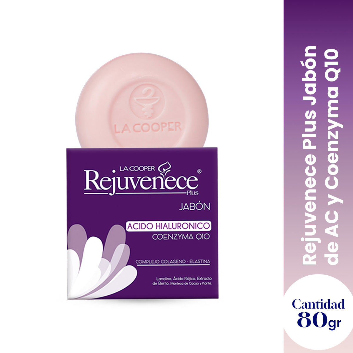 Jabón Rejuvenece con Acido Hialuronico &amp; Coenzima Q10