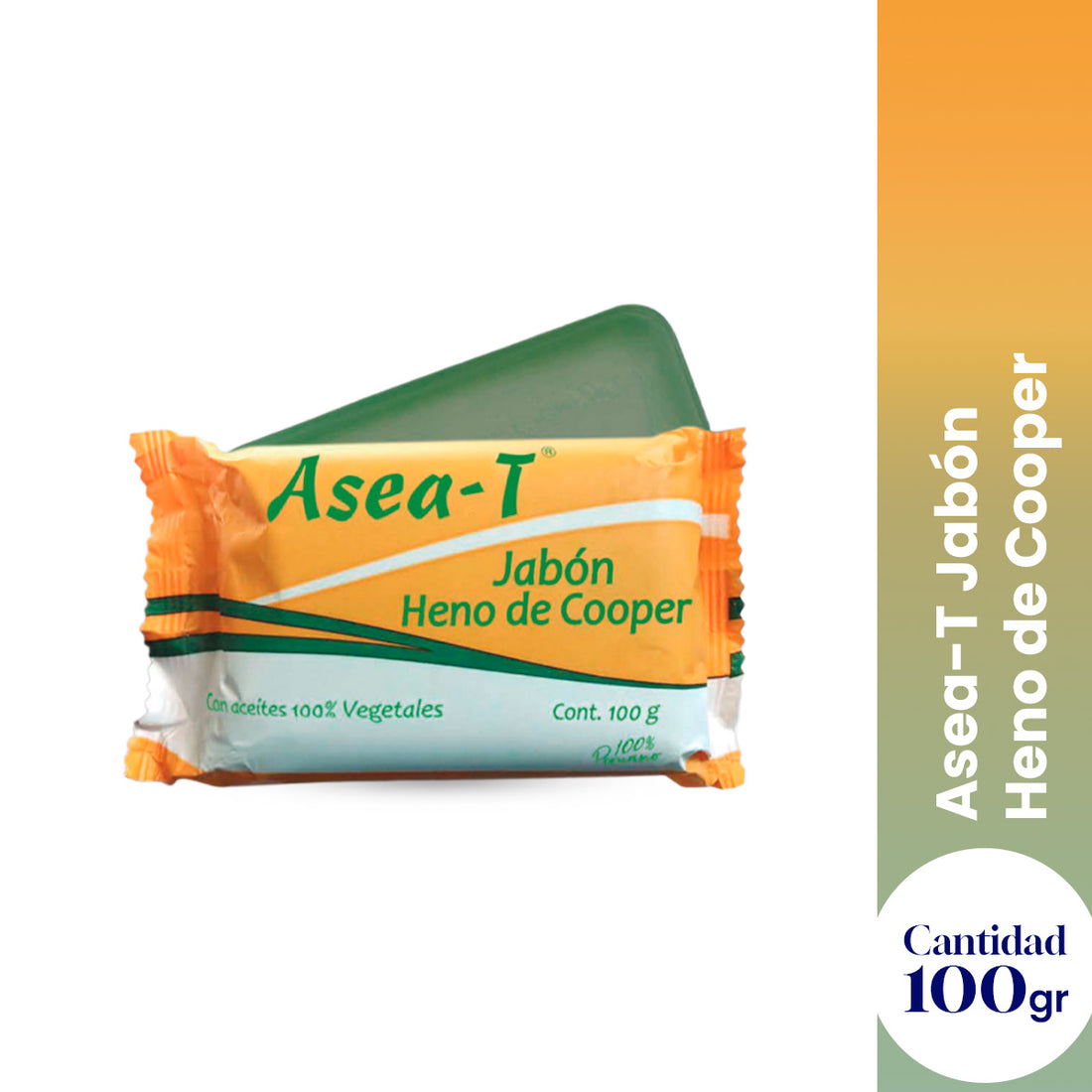 Asea-T Jabón – Limpieza Profunda – Heno de Cooper 100g