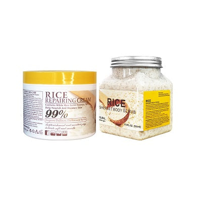 Crema Reparador + Exfoliante Corporal de Arroz - Fruit of the Wokali