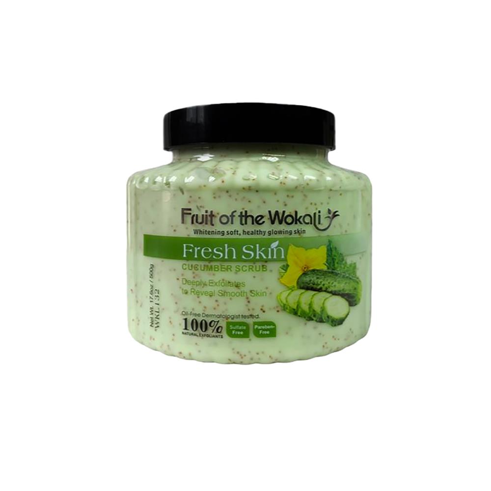 FRUIT OF THE WOKALI – EXFOLIANTE CORPORAL Y FACIAL – EXFOLIANTE DE PEPINO – 500G