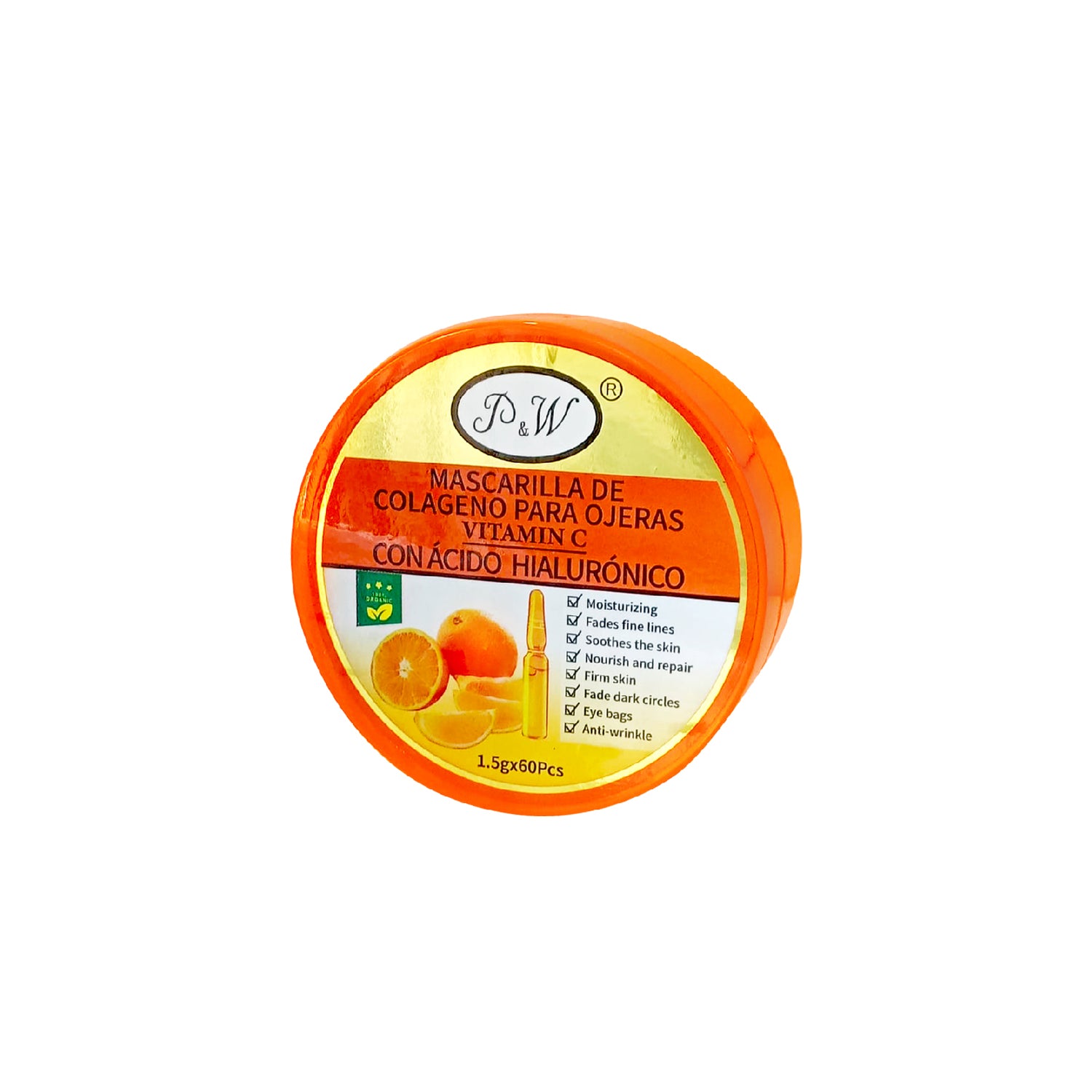Mascarilla para ojeras de Vitamina C con Ácido Hialuronico - P&amp;W