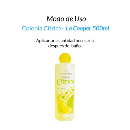 Colonia Cítrica La Cooper x 500ml