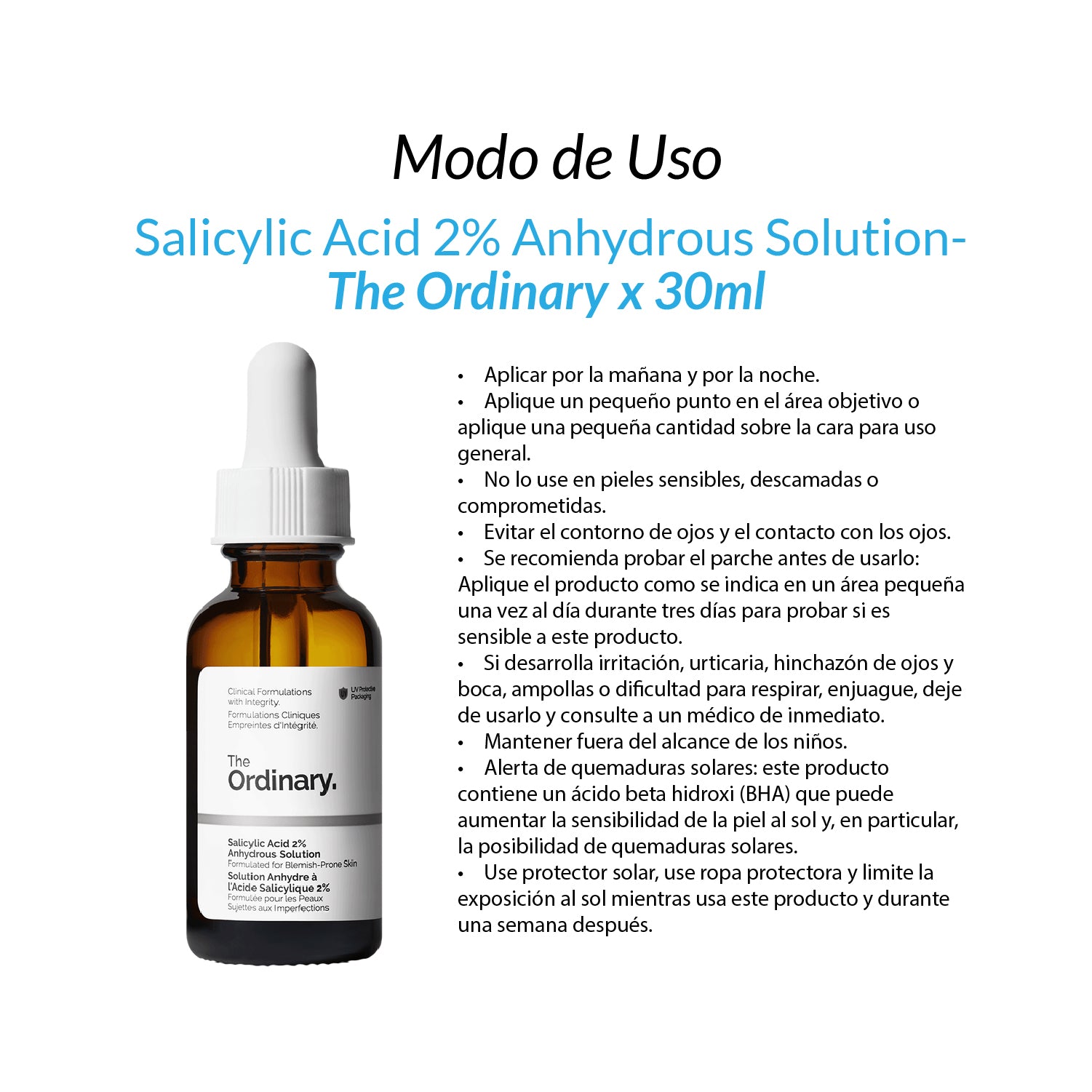 Salicylic Acid 2% Anhydrous Solution - The Ordinary 30ml