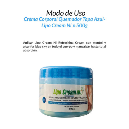 Suplemento Pita Haya Gomitas + Crema Quemador Tapa Azul Lipo Cream