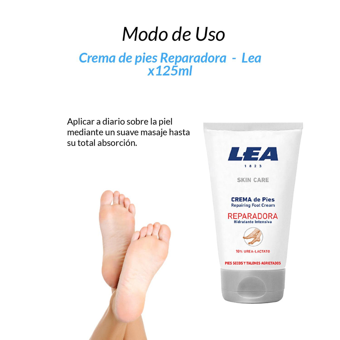 Crema de pies Reparadora - Lea 125ml