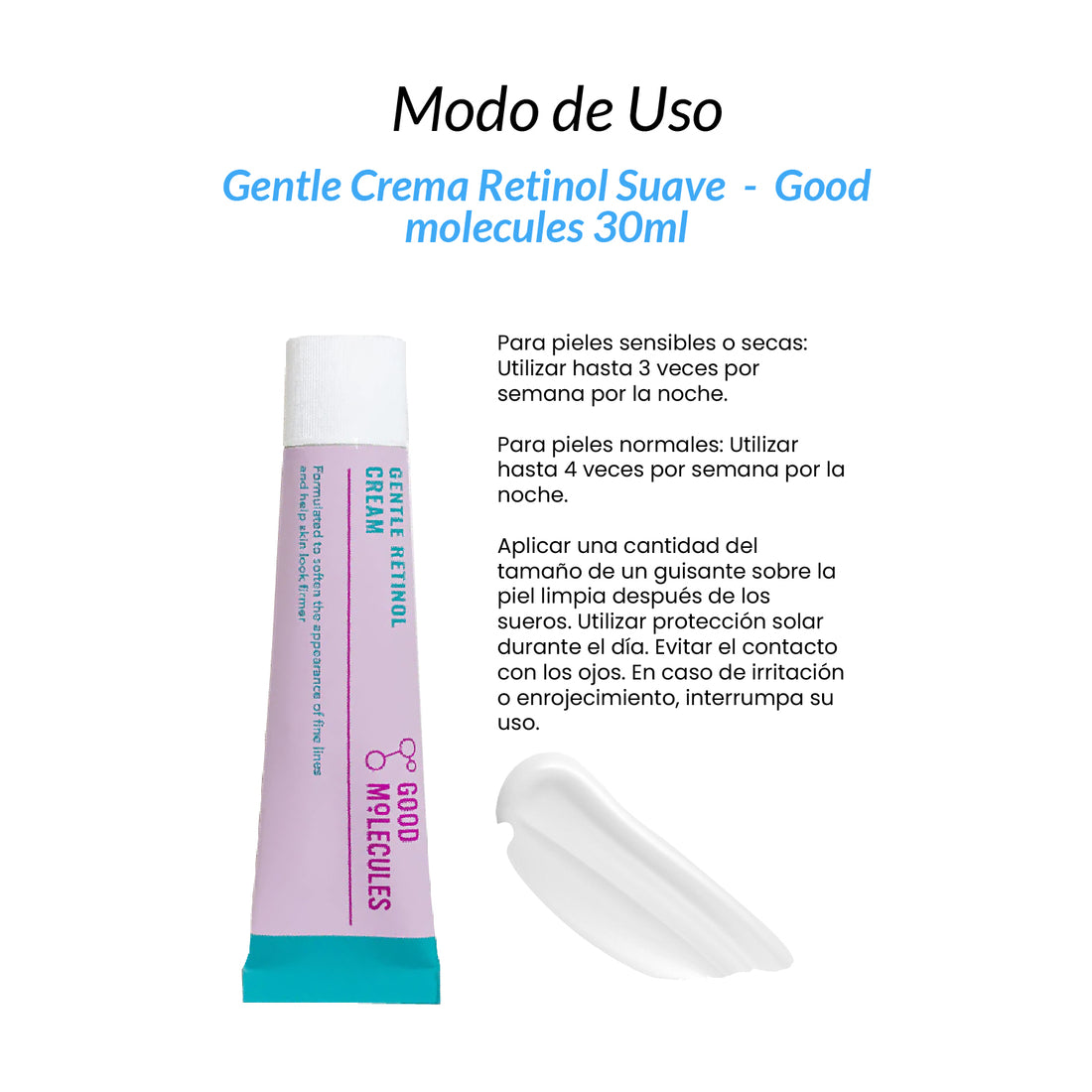 Gentle Crema Retinol Suave - Good Molecules 30ml