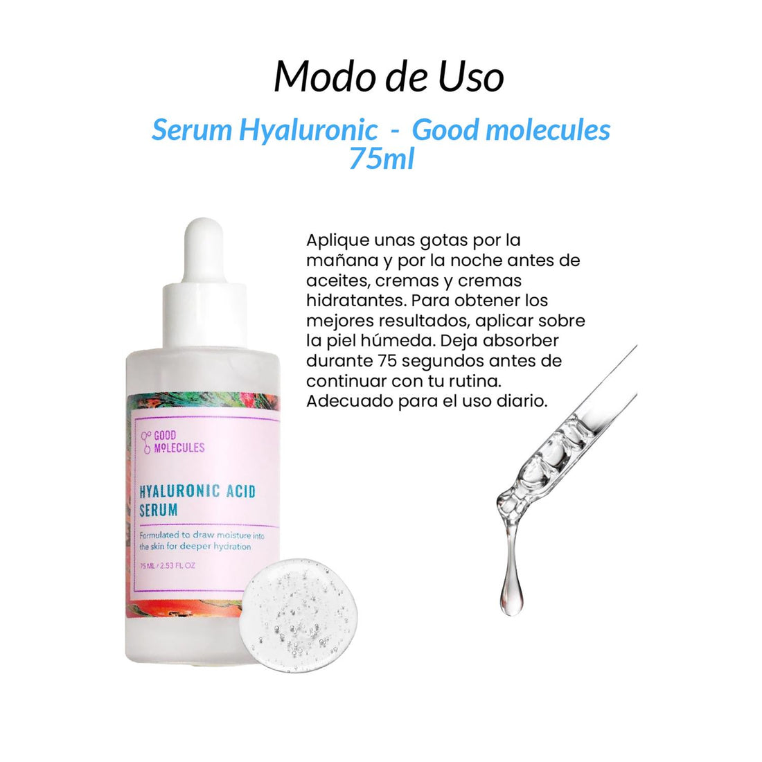 Serum Hyaluronic - Good Molecules 75ml