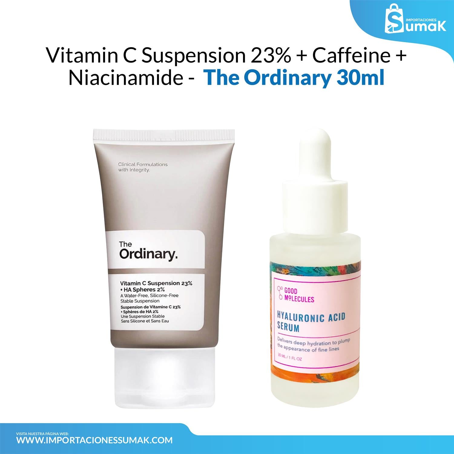 Vitamin C Suspension 23% + Hyaluronic 30ml Good Molecules