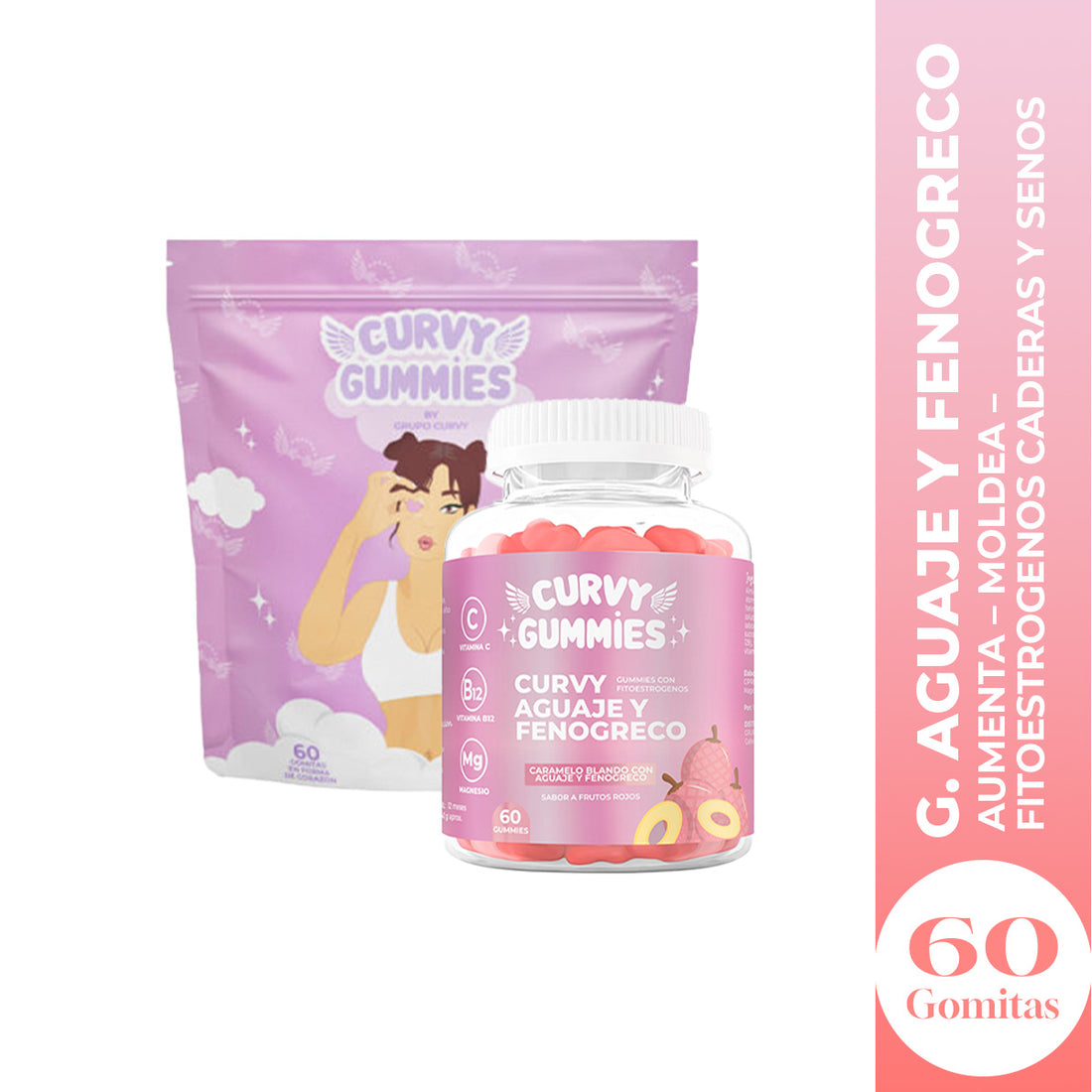 Suplemento Aguaje en Gomitas - Curvy Gummies