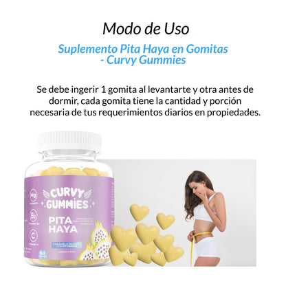 Suplemento Pita Haya en Gomitas - Curvy Gummies