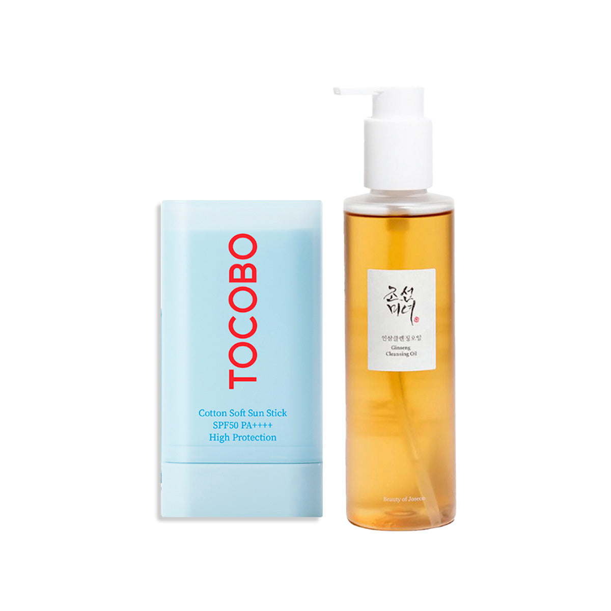 Barra Solar Spf 50 - Tocobo Cootton 19Gr|Ginseng Cleansing Oil Beauty Of Joseon 210ml