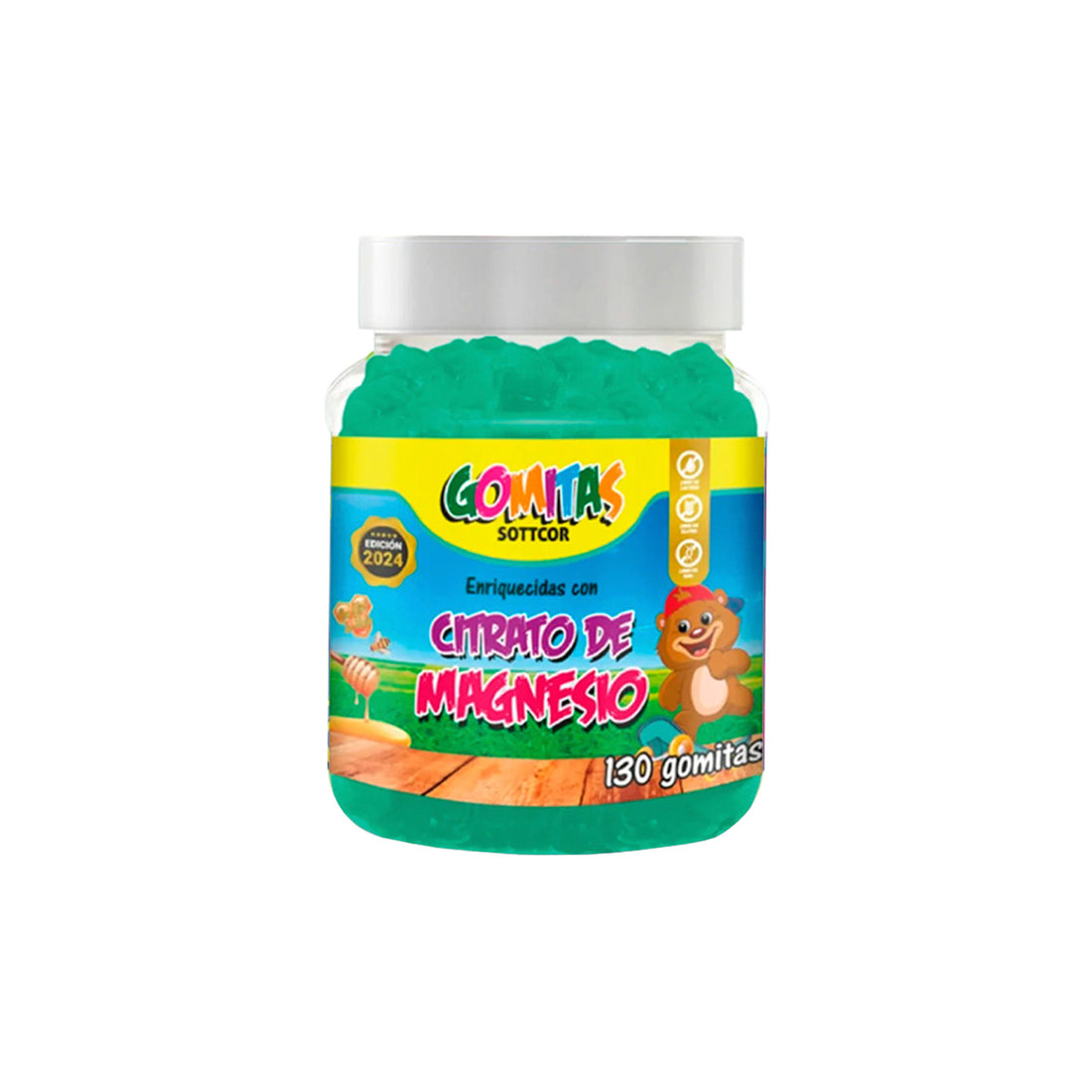 Duo Gomitas Magnecio Niños + Citrato de Magnesio Adulto Sottcor