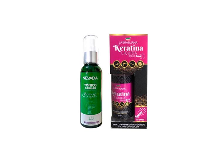 Tónico Capilar 100ml + Keratina Liquida 60ml