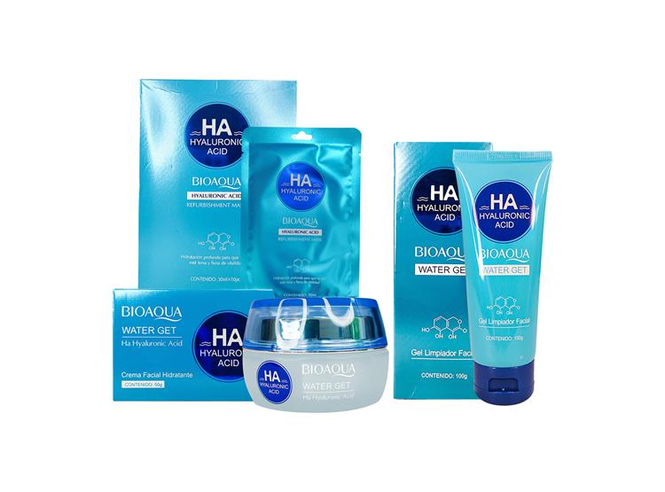 Ha Hyaluronic Acid mask 30ml + Water Get 50Gr + Water Get 100 Bioaqua