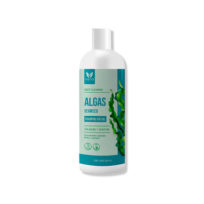 SHAMPOO ANTICASPA SIN SAL 350ML - DERMO SUMAK | SHAMPOO ROMERO SIN SAL 500ML - VENA