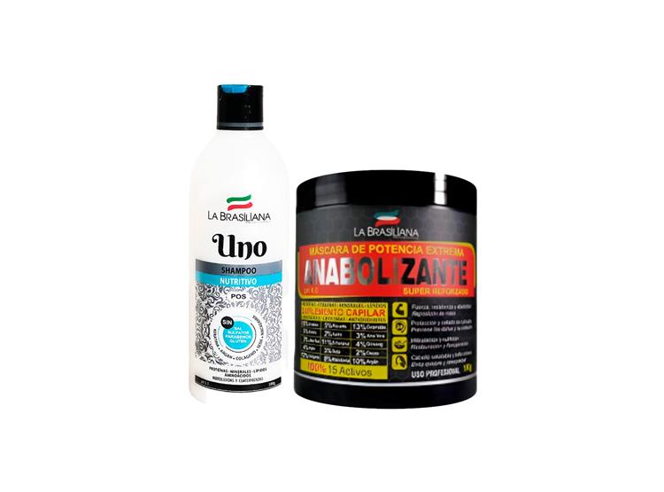 Uno 500Gr + Máscara Anabolizante para cabello 1kl