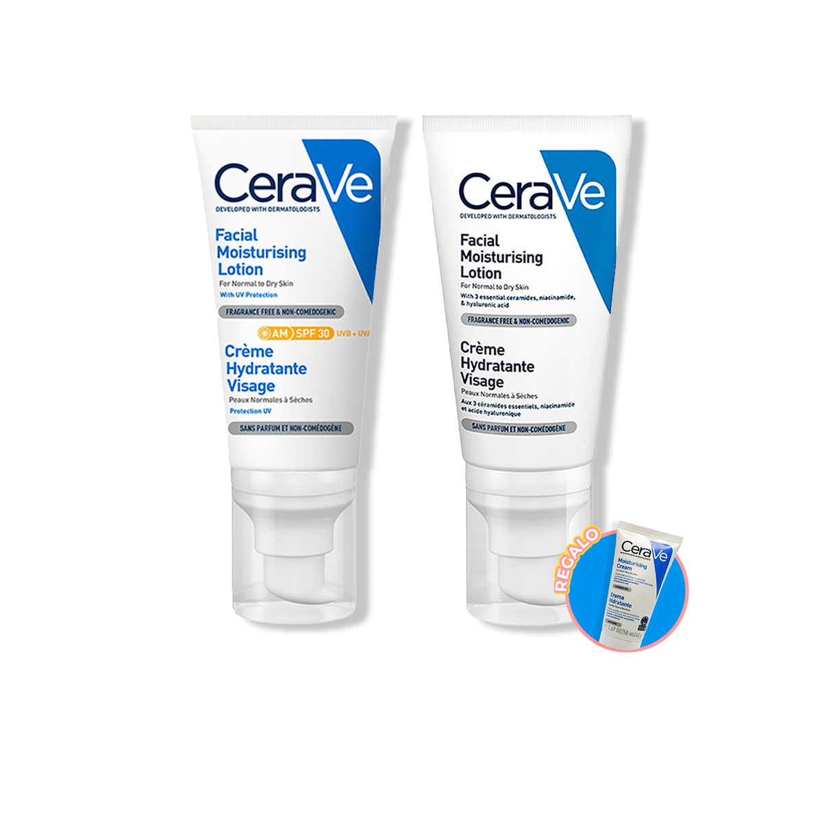 DUO Cerave hidratación todo el dia AM/PM