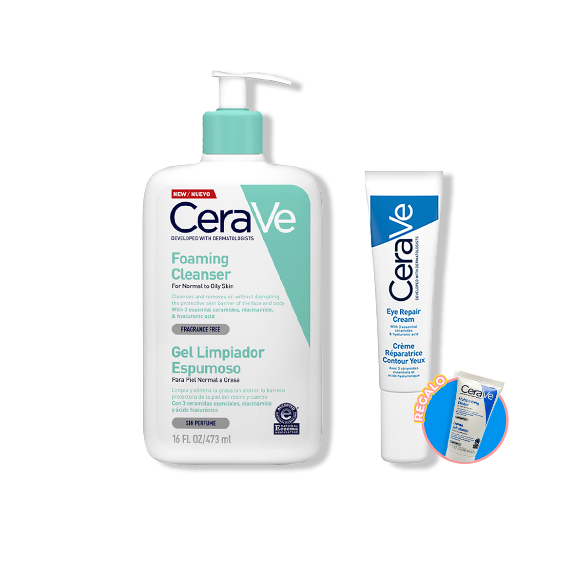 DUOCerave Limpieza y cuidado para el contorno de ojos 473ml