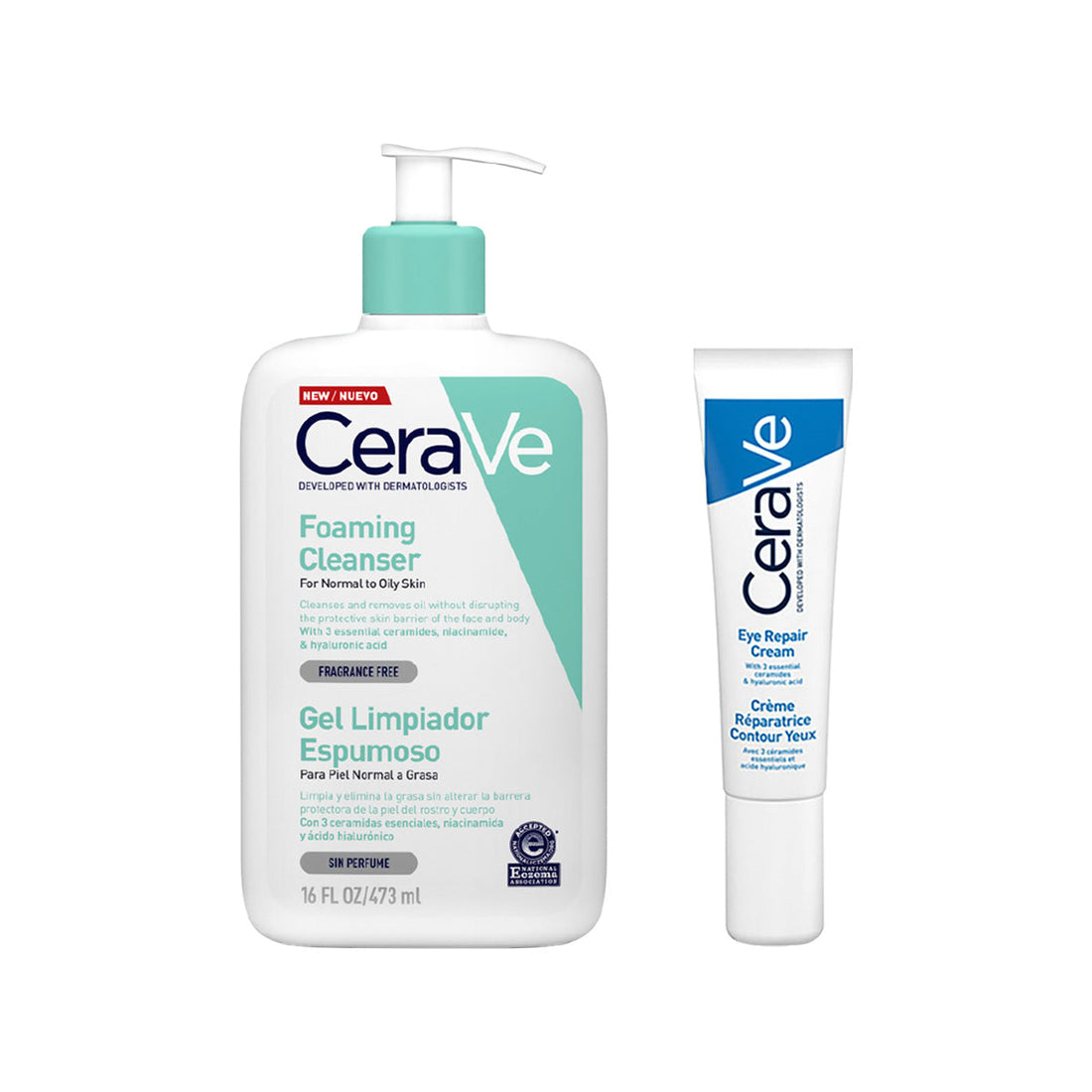 DUOCerave Limpieza y cuidado para el contorno de ojos 473ml