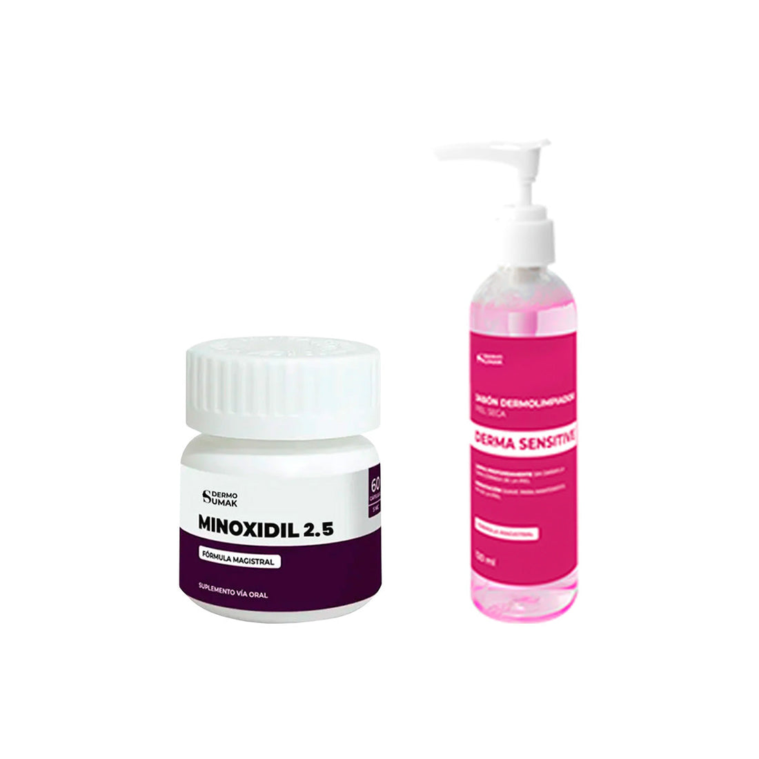 CUIDADO TOTAL MINOXIDIL 2,5 MG Y LIMPIADOR PIEL SECA