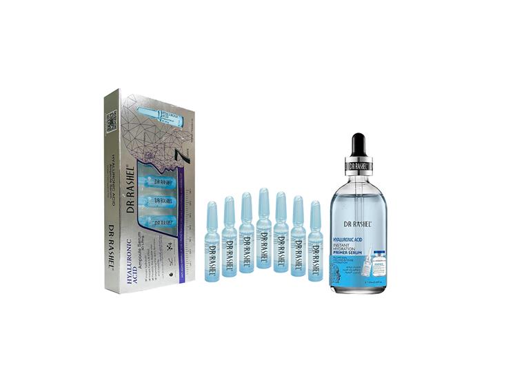 Serum Hialuronico 100ml + Ampollas Faciales hialurónico 7Unidades